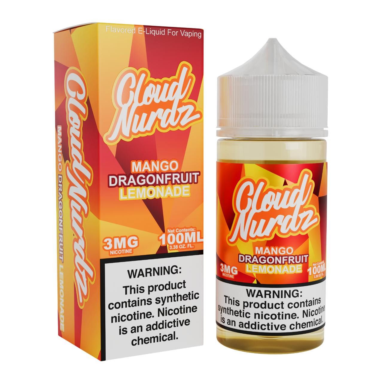 Mango Dragon Fruit Lemonade Cloud Nurdz TFN, 100mL with Packaging