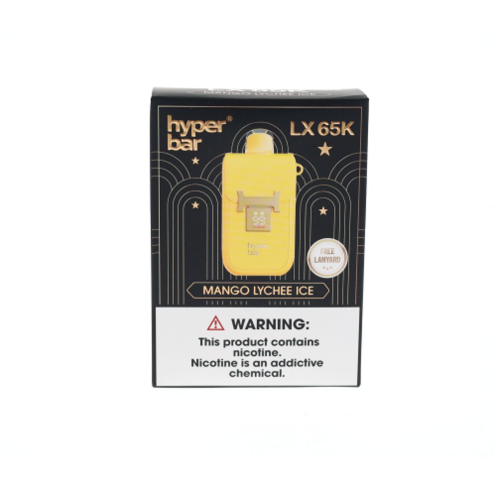 Hyper Bar LX65K 65K Disposable Mango Lychee Ice with Packaging