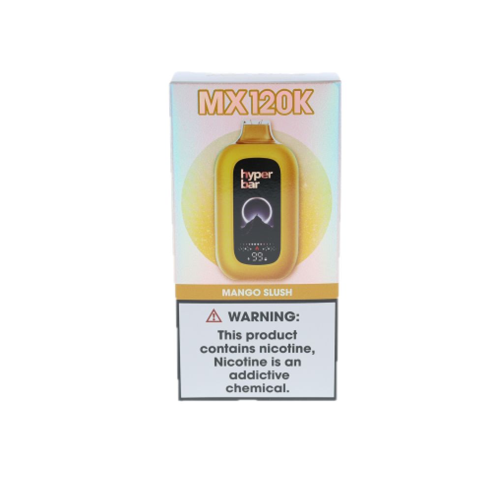 Hyper Bar MX 120K Disposable Mango Slush with Packaging