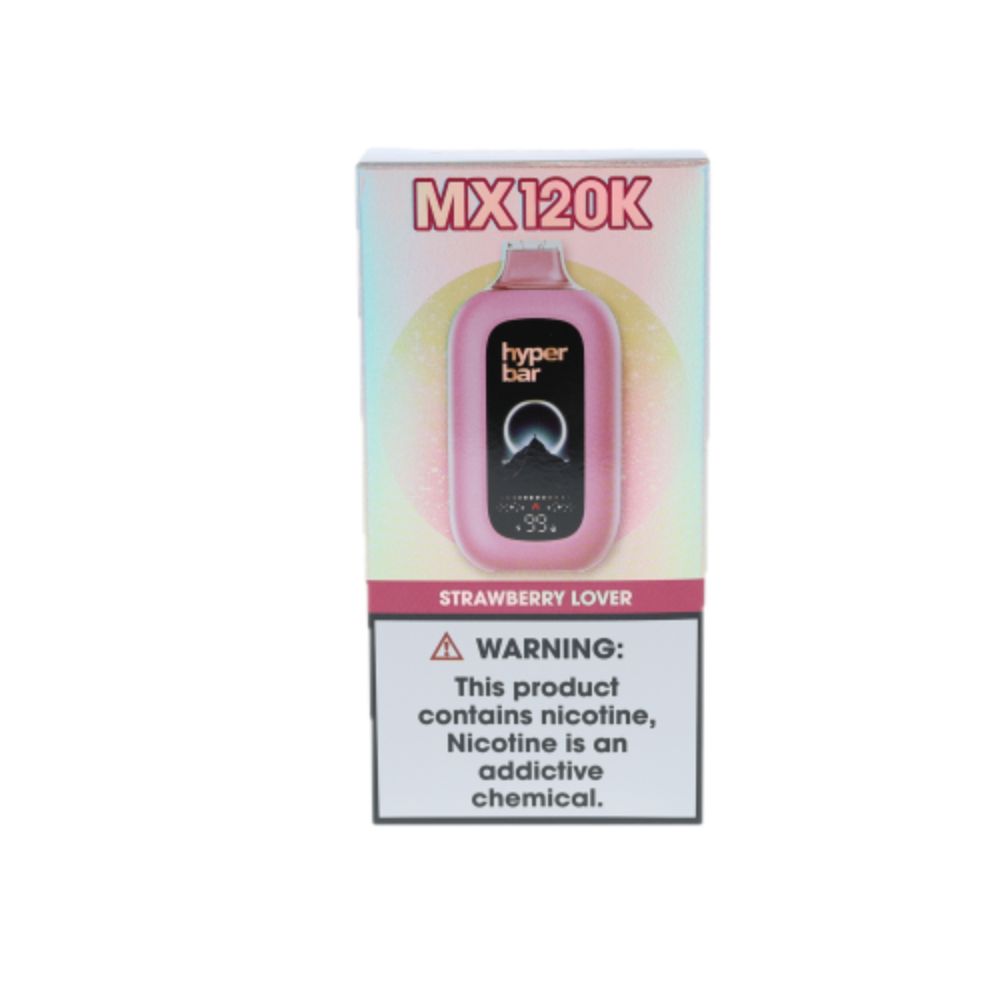 Hyper Bar MX 120K Disposable Strawberry Love with Packaging