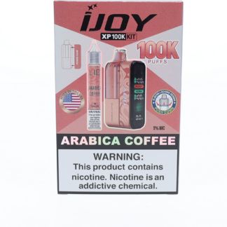 iJoy XP 100K Disposable + Salts 15mL Arabica Coffee with Packaging