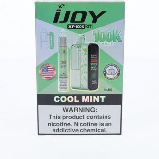 iJoy XP 100K Disposable + Salts 15mL Cool Mint with Packaging