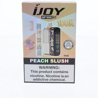 iJoy XP 100K Disposable + Salts 15mL Peach Slush with Packaging