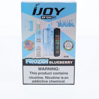 iJoy XP 100K Disposable + Salts 15mL Frozen Blueberry with Packaging