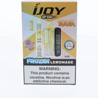 iJoy XP 100K Disposable + Salts 15mL Frozen Lemonade with Packaging