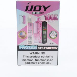 iJoy XP 100K Disposable + Salts 15mL Frozen Strawberry with Packaging
