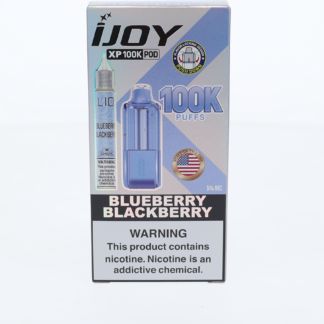 iJoy XP 100K Disposable Pod + Salts 15mL Blueberry Blackberry with Packaging