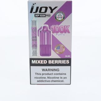 iJoy XP 100K Disposable Pod + Salts 15mL Mixed Berries with Packaging