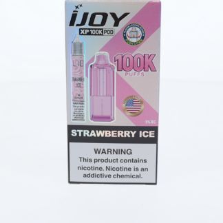 iJoy XP 100K Disposable Pod + Salts 15mL Strawberry Ice with Packaging