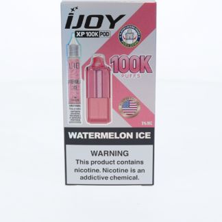 iJoy XP 100K Disposable Pod + Salts 15mL Watermelon Ice with Packaging
