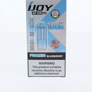 iJoy XP 100K Disposable Pod + Salts 15mL Frozen Blueberry with Packaging