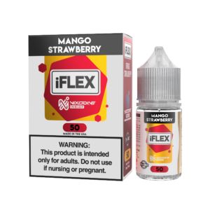 Juice Head iFlex Nixodine Mango Strawberry Salts, 30mL with Packaging