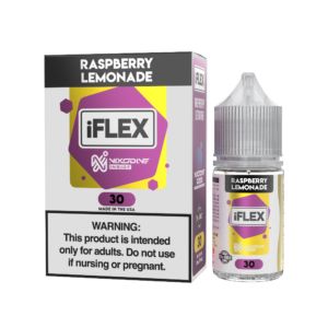 Juice Head iFlex Nixodine Raspberry Lemonade Salts, 30mL with Packaging