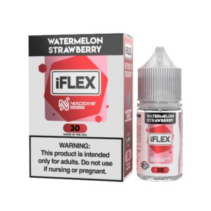 Juice Head iFlex Nixodine Watermelon Strawberry Salts, 30mL with Packaging