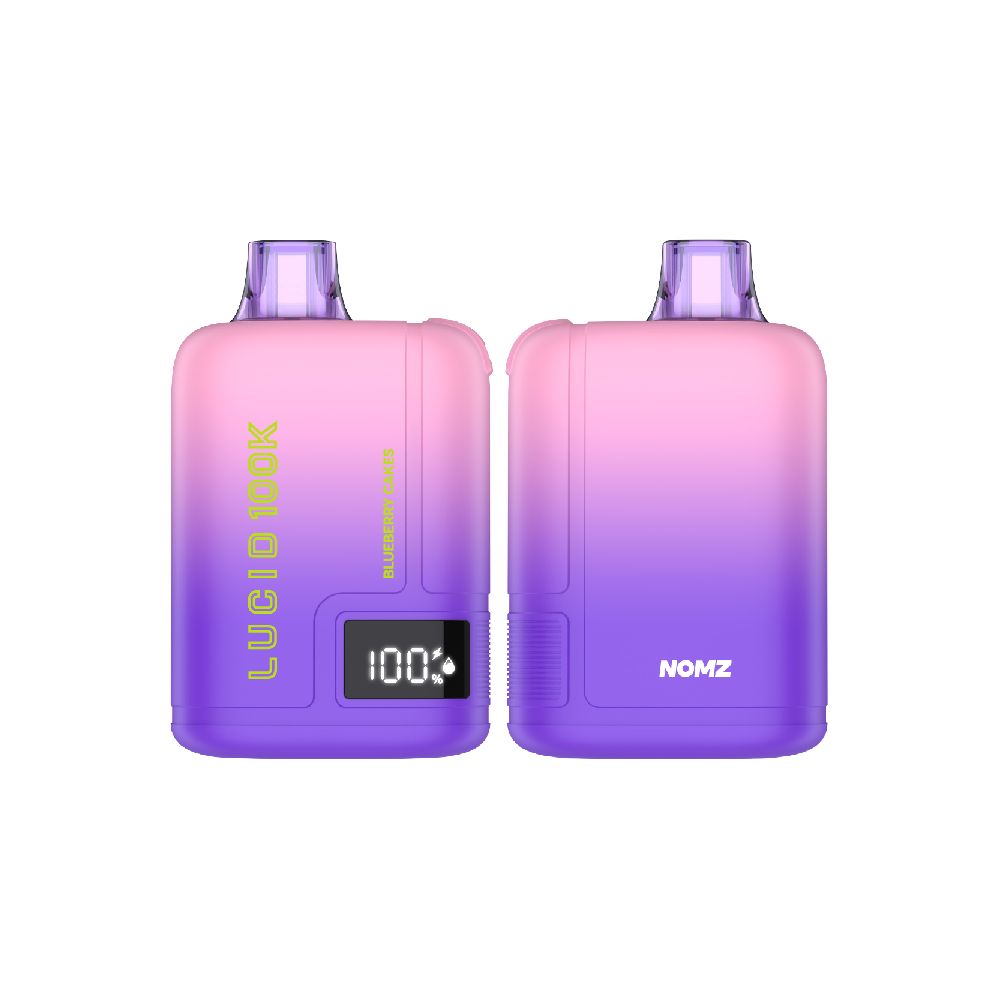 Lucid Nomz 100K Disposable, 40mL Blueberry Cakes