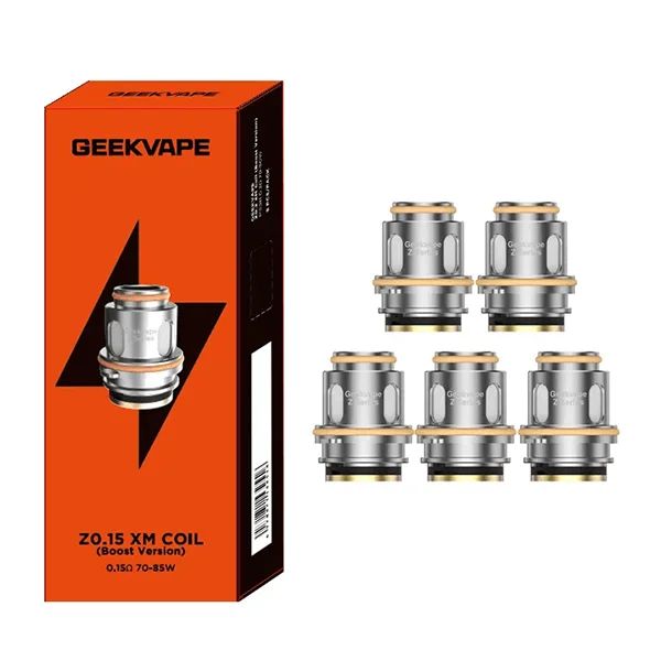 Geekvape Z Boost Version Replacement Coils 5-Pack 0.15ohm With Packaging