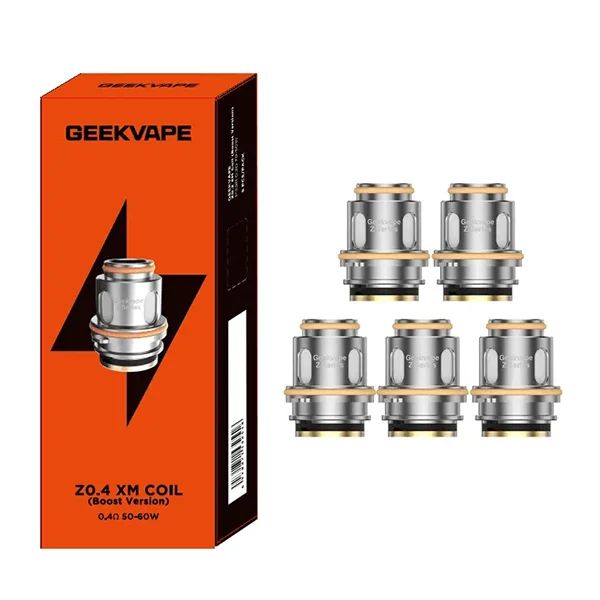 Geekvape Z Boost Version Replacement Coils 5-Pack  0.4ohm With Packaging