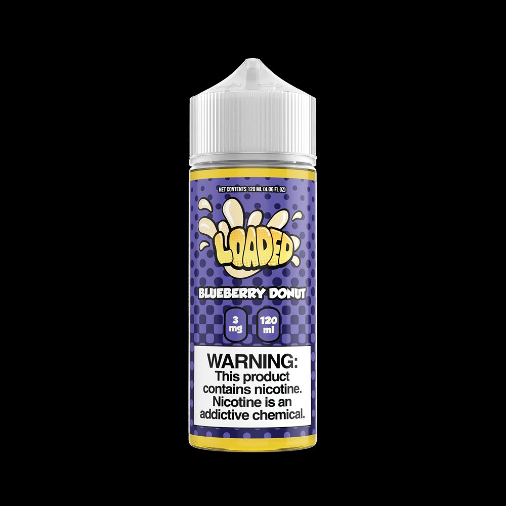 LOADED Series E-Liquid | 120mL | 3mg | Freebase | Blueberry Donut