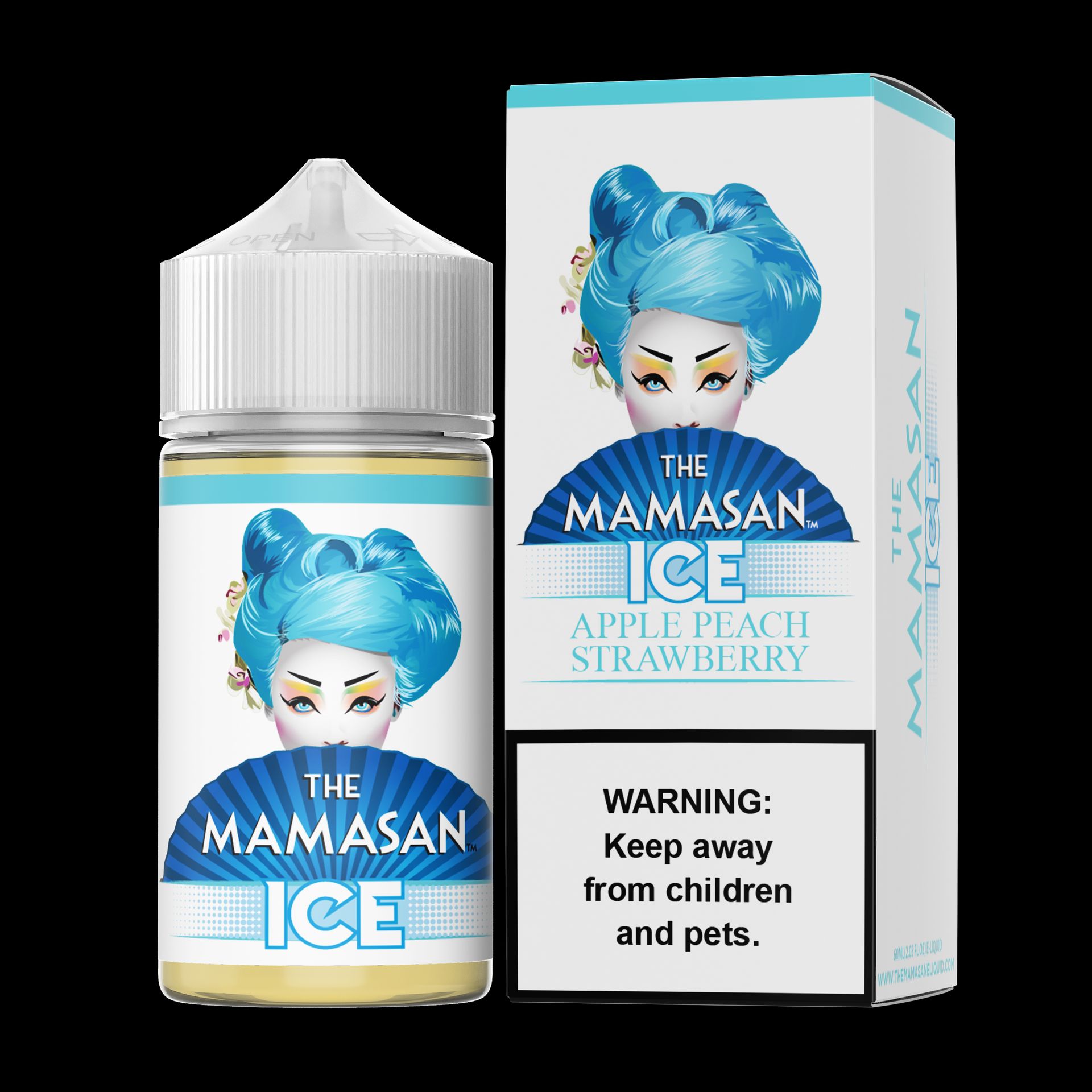 Apple Peach Strawberry ICE (A.S.A.P. Ice) by The Mamasan Series | 60mL with Packaging