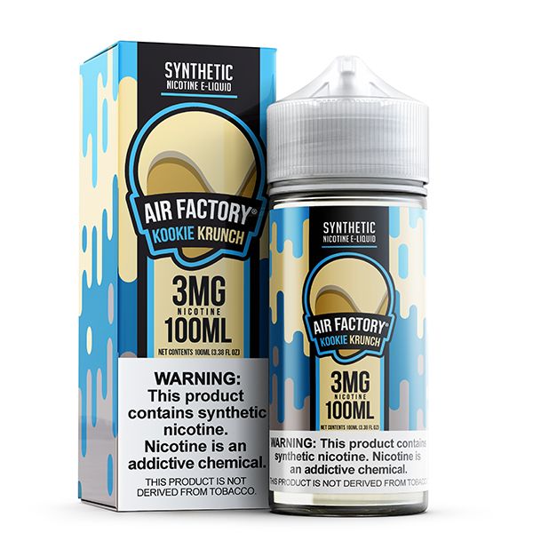 Air Factory - Vanilla Crunch (Kookie Krunch) E-Juice, 100mL with Packaging