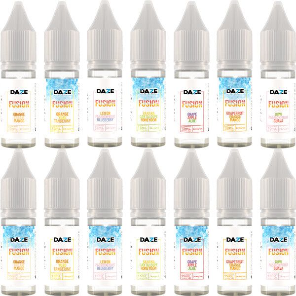 7Daze Fusion Salt Series | 15mL | 24mg | Group Photo