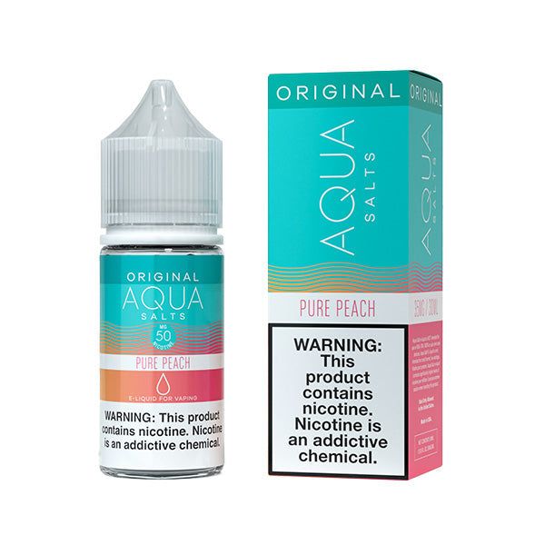 Pure Peach by Aqua TFN Salts 30ml With Packaging