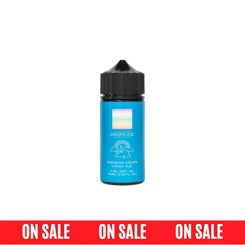 Aqua - Drops Menthol E-Juice, 100mL