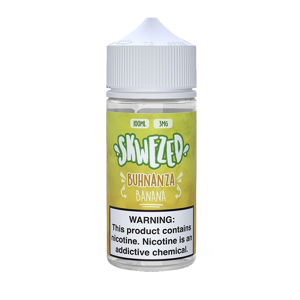 Skwezed - Buhnanza (Banana) E-Juice, 100mL bottle