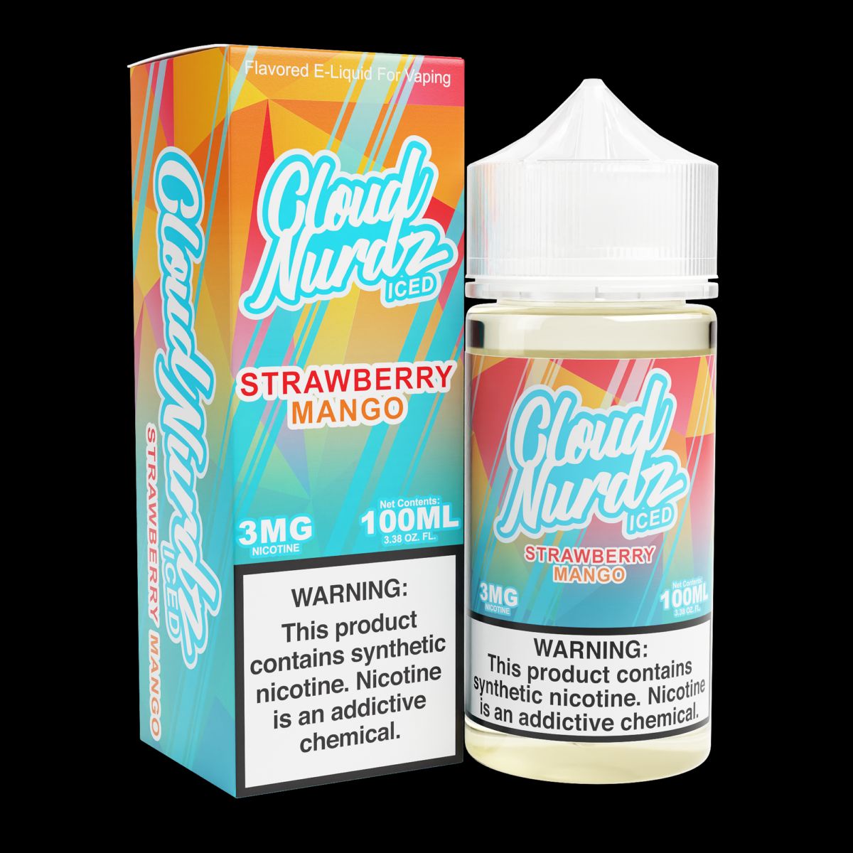 Iced Strawberry Mango by Cloud Nurdz TFN 100mL with Packaging