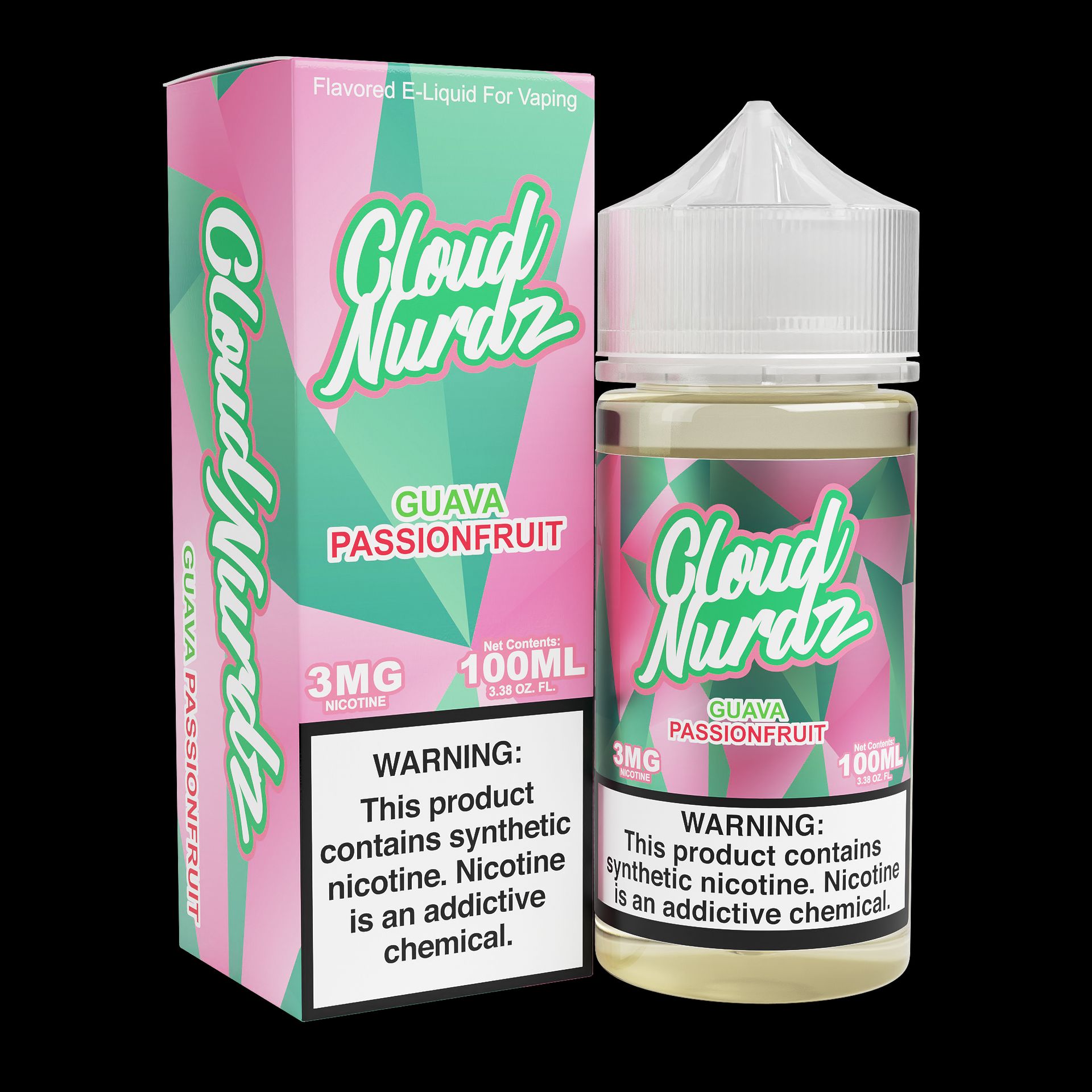 Guava Passionfruit (Pink Guava) by Cloud Nurdz TFN 100mL with packaging