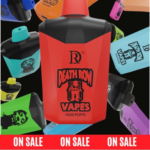 Death Row Vapes Disposable | 7000 Puffs | 12mL | 50mg | Group Photo