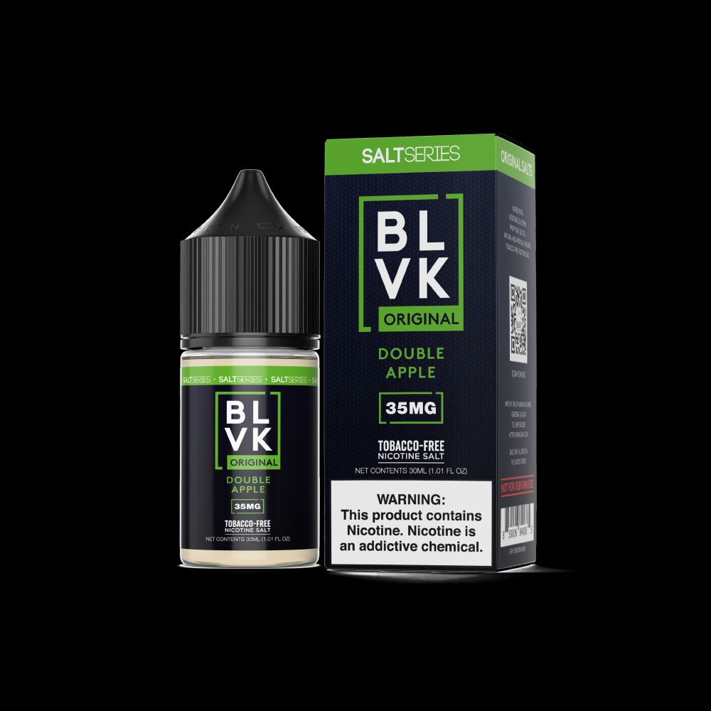Double Apple by BLVK TFN Salt 30mL (Salt Nic) with Packaging