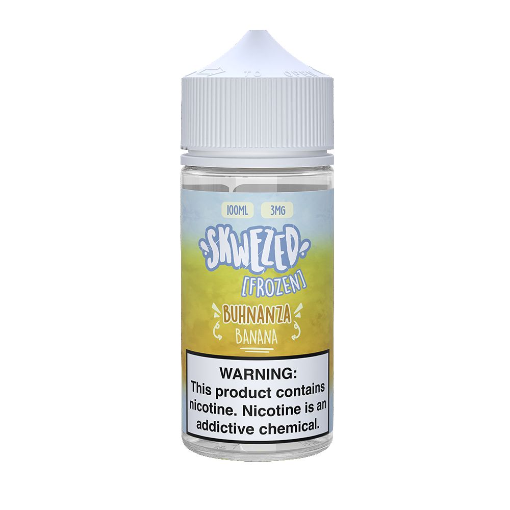 Skwezed - Frozen Buhnanza (Banana Ice) E-Juice, 100mL bottle