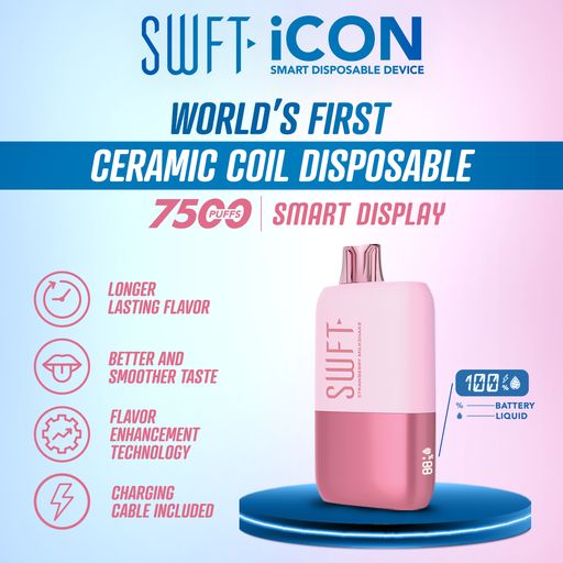 SWFT Icon Disposable | 7500 Puffs | 17mL | 5% | Specs