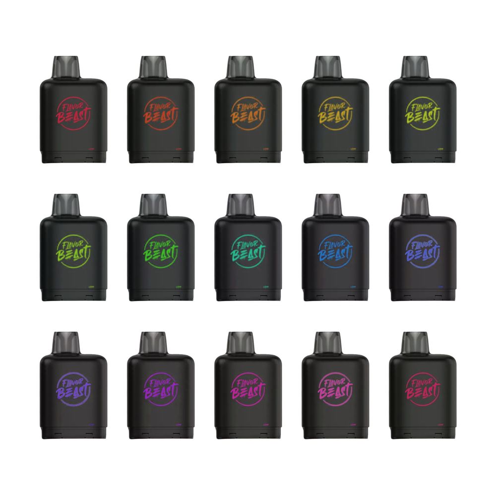 Flavor Beast Level X Boost Pods (1pc) - 25000 Puffs Disposable - 20mL 50mg - Group Photo