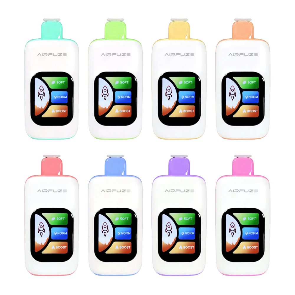 AIRFUZE Smart-Phone Disposable | 30000 Puffs | 20mL | 50mg | Group Photo