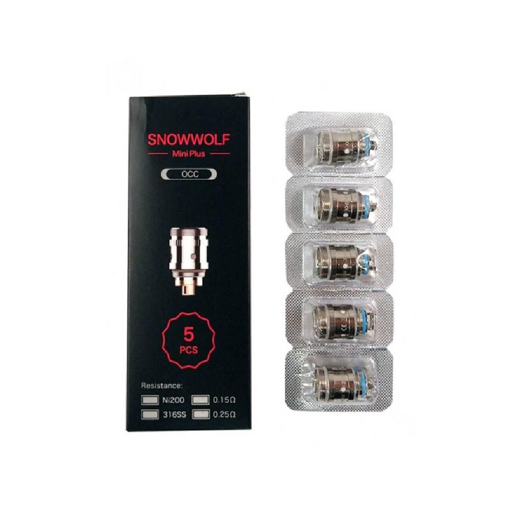 Snowwolf - Mini Plus Coils (5-Pack) with packaging