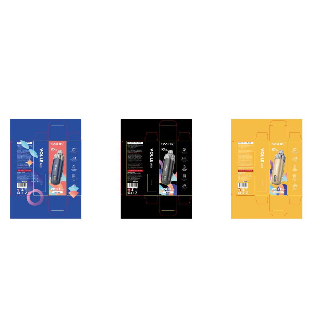 SMOK VOLLE Pod System Group Photo with Packaging