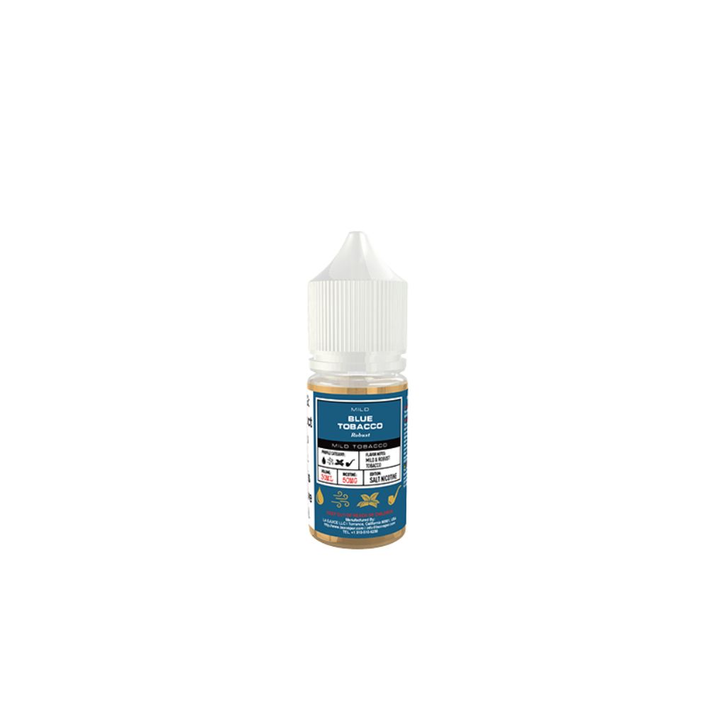 GLAS BSX TFN Salt Series E-Liquid | 50mg | 30mL | (Salt Nic) | Mild Robust Blue Tobacco