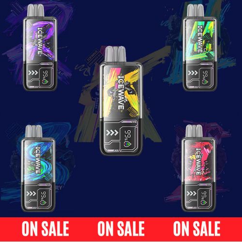 ICEWAVE Disposable X8500 Puffs | 18mL | 50mg | Group Photo