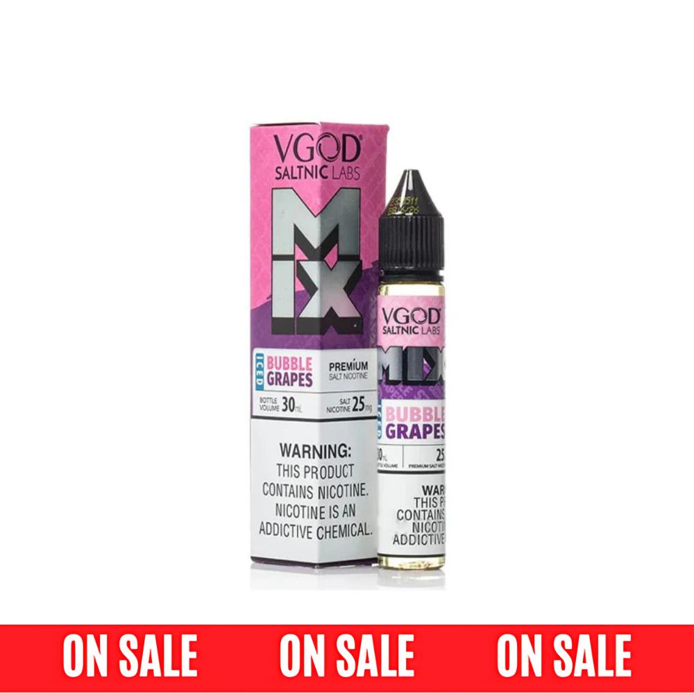 Iced Bubble Grapes | VGOD Salts | 30mL