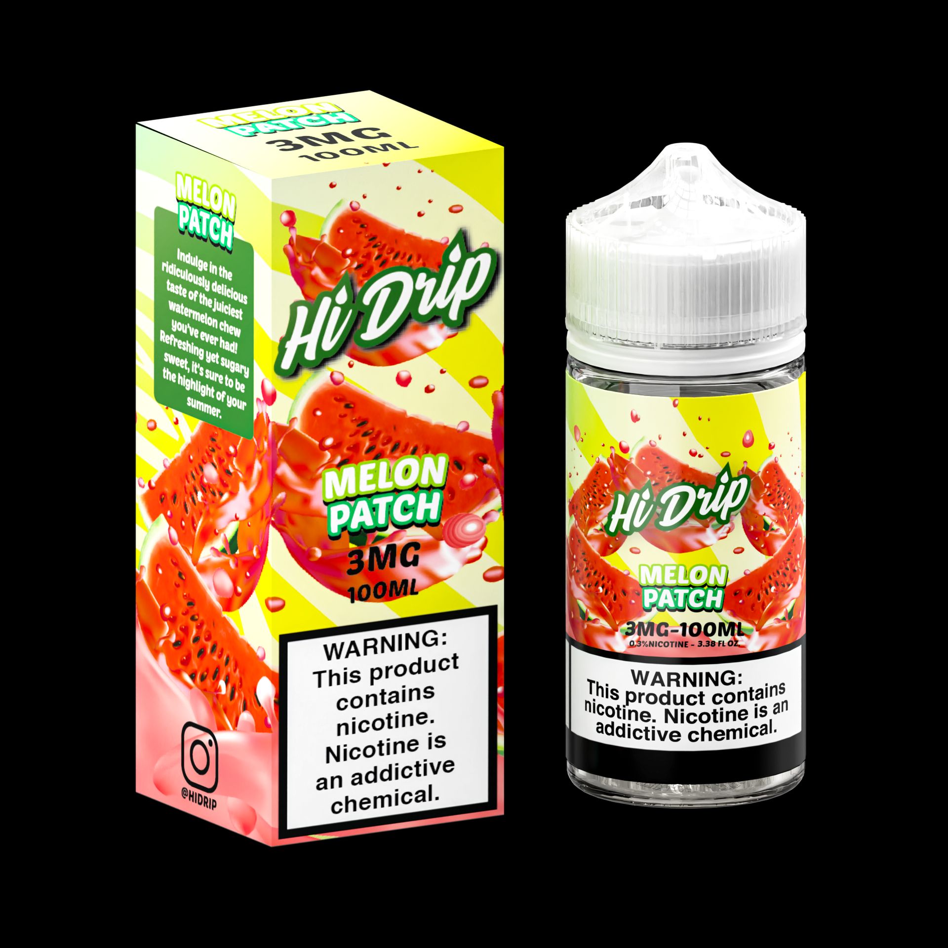 Melon Patch by Hi Drip E-Liquid 100ml with Packaging