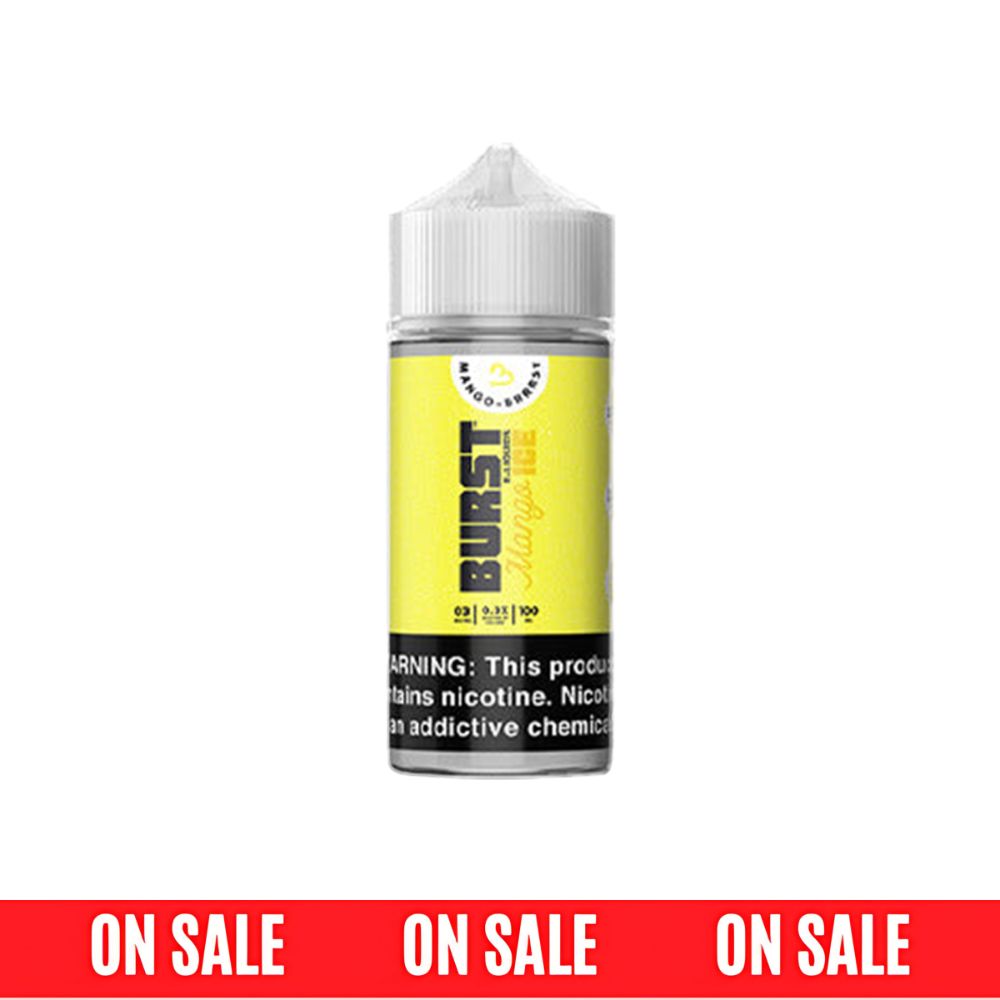 Burst Series E-Liquid | 100mL | 3mg | Freebase | Mango Ice