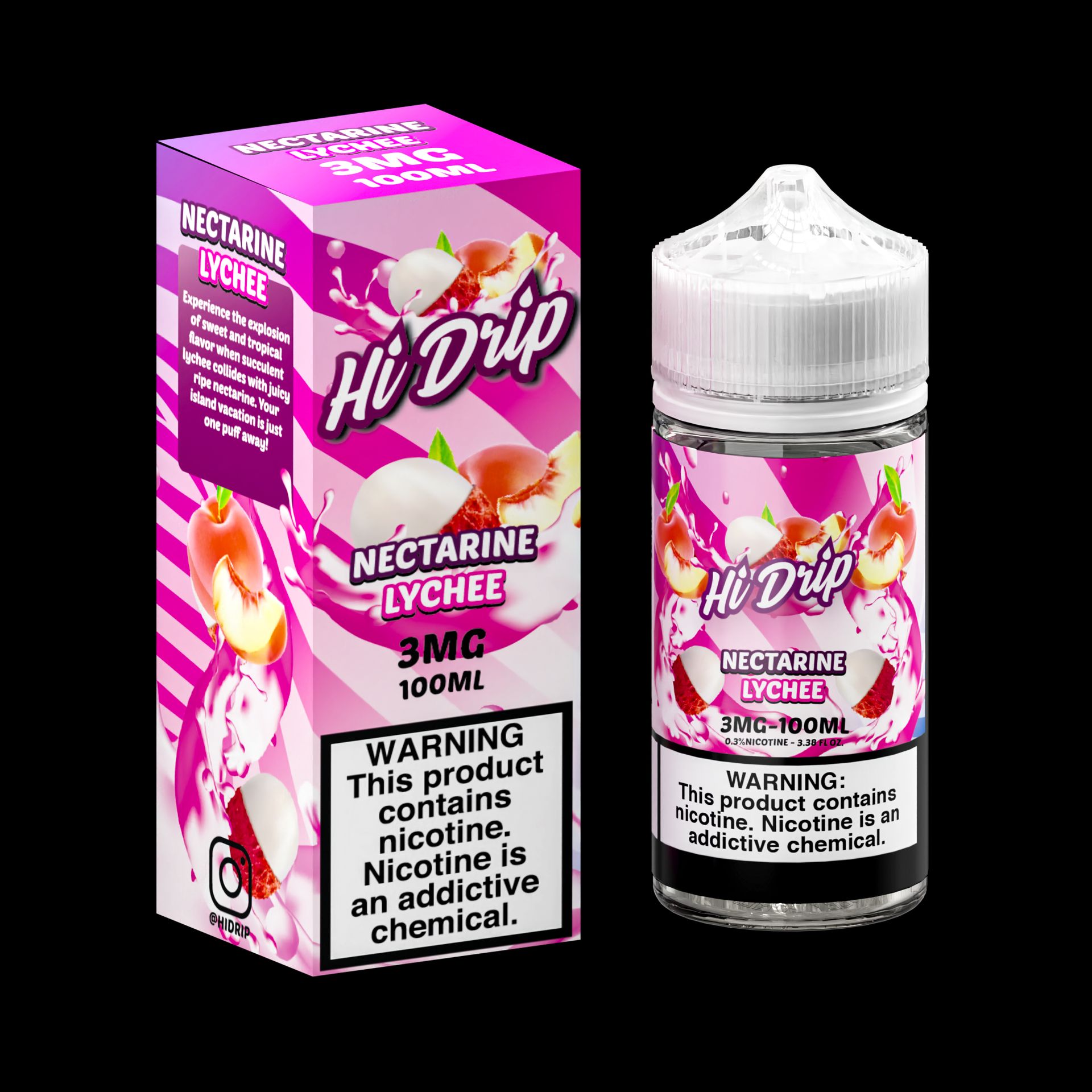 Nectarine Lychee by Hi-Drip E-Juice 100mL with Packaging