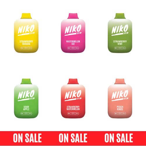 Niko Bar Disposable | 7000 Puffs | 15mL | 50mg | Group Photo