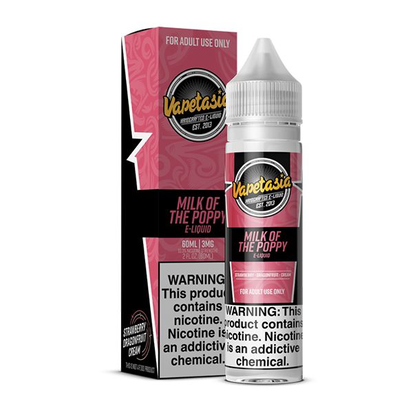 Vapetasia E-Liquid | 60mL | 3mg | Milk of the Poppy with packaging