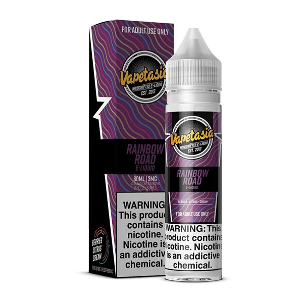 Vapetasia E-Liquid | 60mL | 3mg | Rainbow Road with packaging