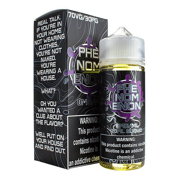 Phenomenon by Nomenon 120mL (Freebase) with Packaging