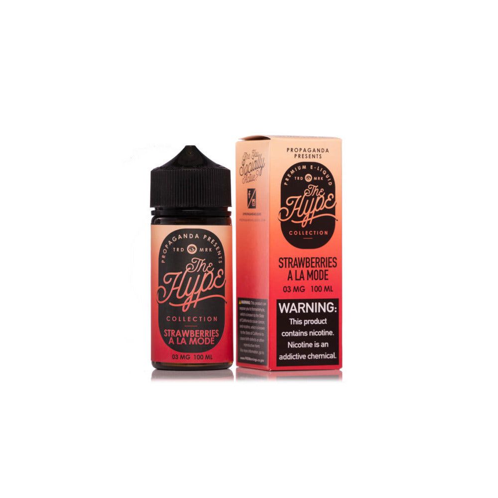 Strawberry A La Mode by The Hype Collection 100ml with Packaging