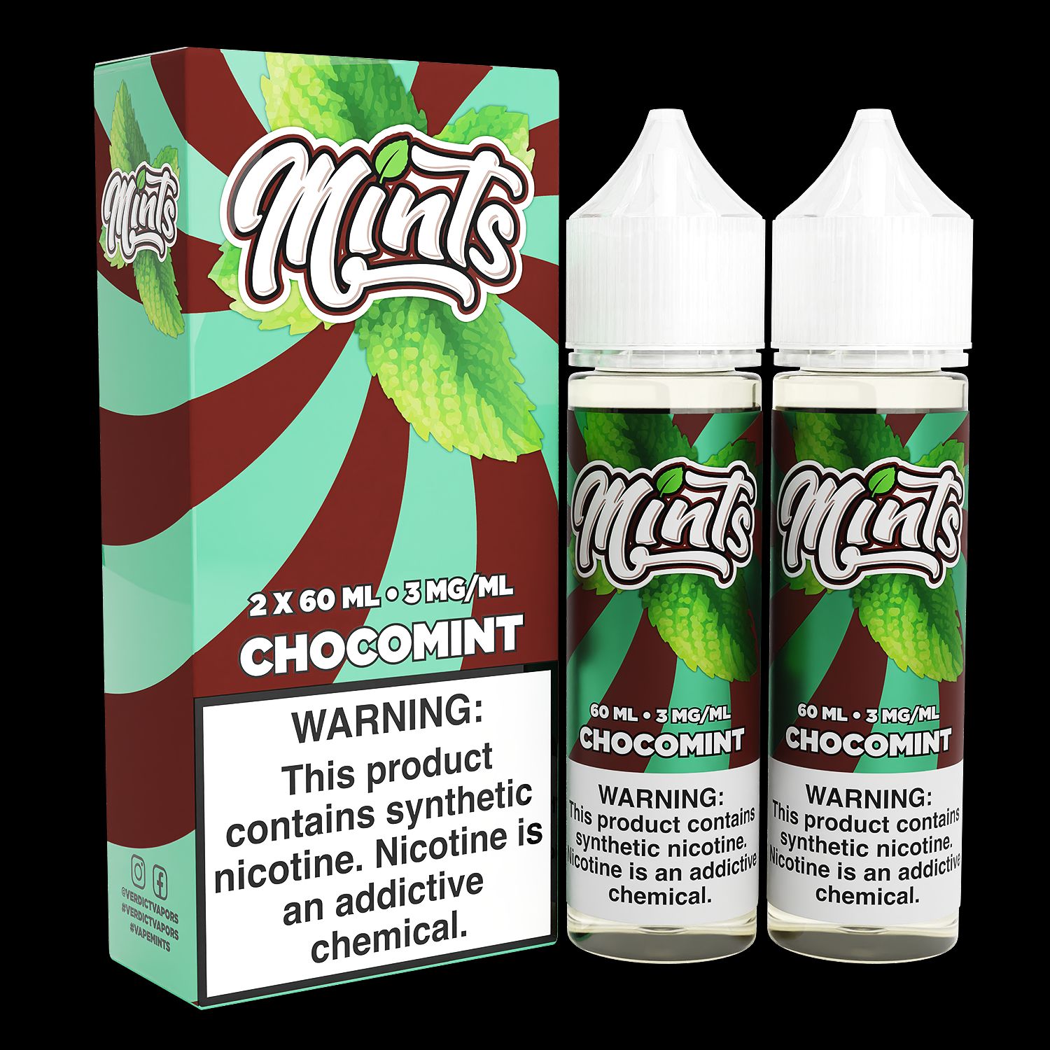 Chocomint by Mints Series 2x60mL with Packaging